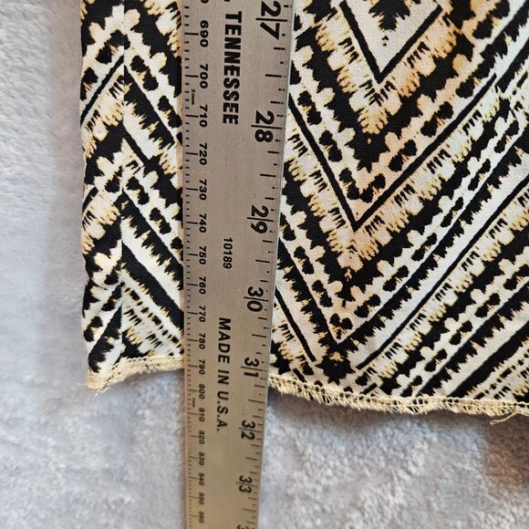 Lane Bryant 22/24 Print Wide-Leg Pants Elastic Waist Black White Career date - Picture 4 of 12